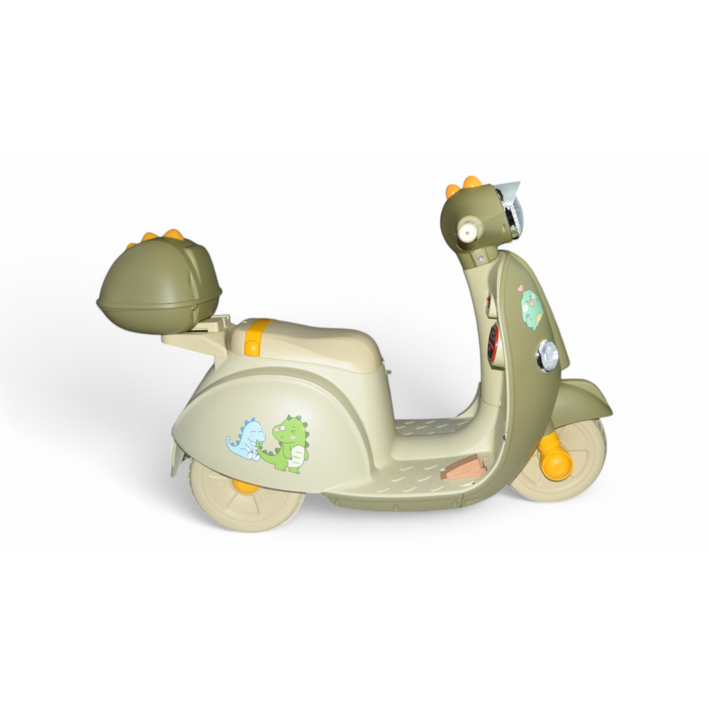 Детский электромотоцикл-трицикл с пультом управления 2050035A-GREEN