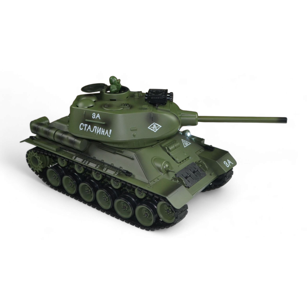 Радиоуправляемый танк (Стреляет орбизами и пульками, есть дым)