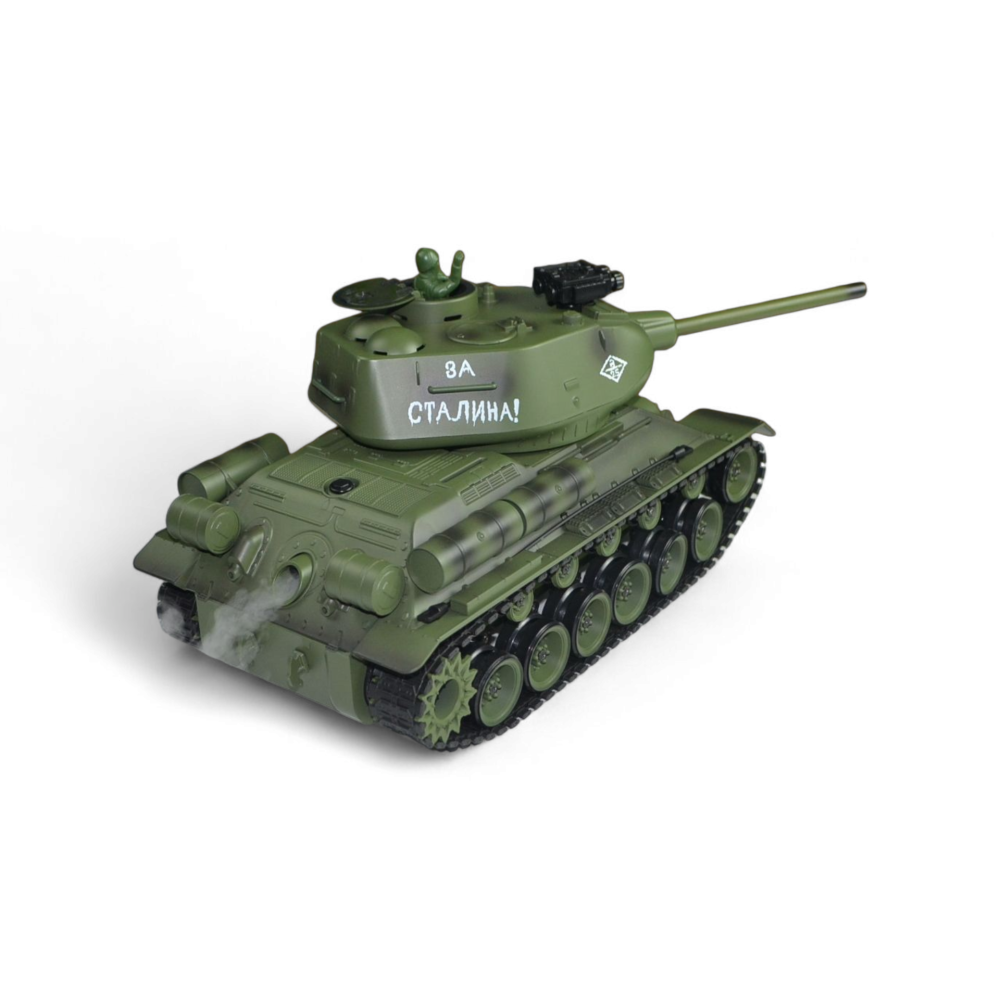 Радиоуправляемый танк (Стреляет орбизами и пульками, есть дым)