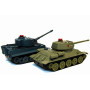 Радиоуправляемый танковый бой Abtoys Т34 и Tiger 1:28 Huan QI 508-555