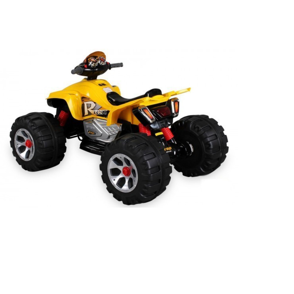 Детский электромобиль квадроцикл на аккумуляторе 12V цвет желтый