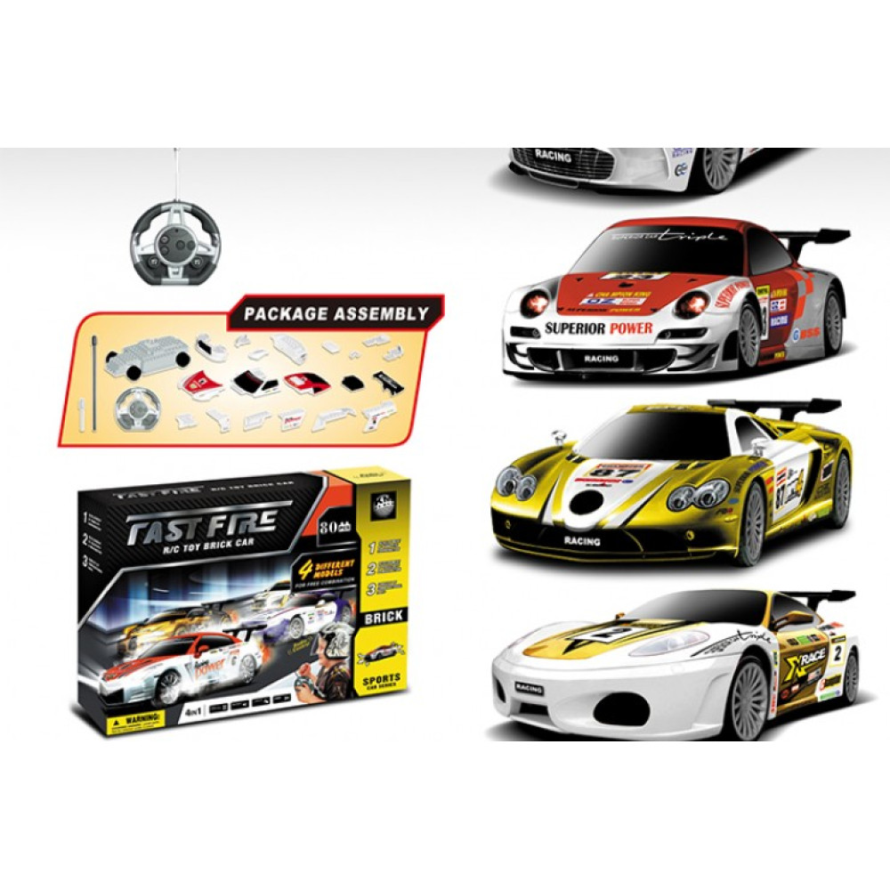 Радиоуправляемый конструктор - спортивные автомобили Mclaren, Ferrari, Aston Martin и Porsche - 2028-4S02B