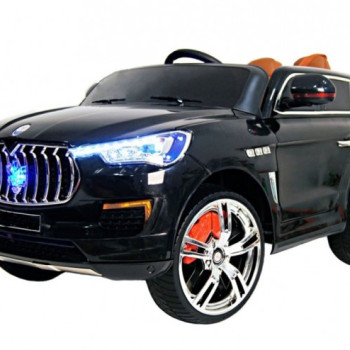 Электромобиль Maserati (резиновые колеса, кожаное сидение)