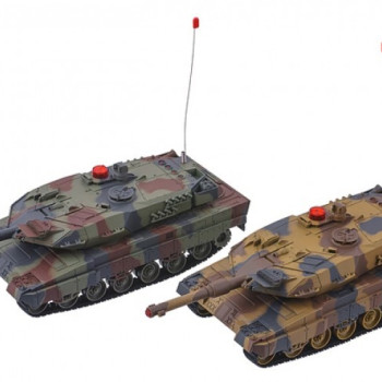 Радиоуправляемый танковый бой 2.4G Abrams vs Abrams масштаб 1:24 Huan QI 558 (2.4G)