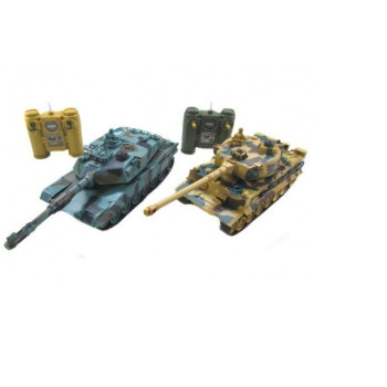 Радиоуправляемый танковый бой Leopard 2A5 vs Tiger I ZEGAN 99823