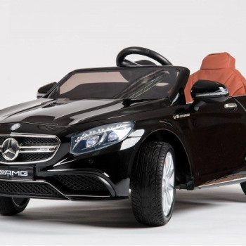 Радиоуправляемый детский электромобиль Mercedes-Benz S63 AMG 12V черный