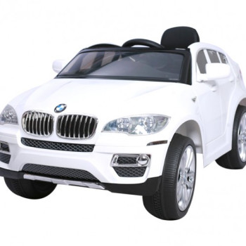 Радиоуправляемый детский электромобиль Джип BMW X6, цвет белый