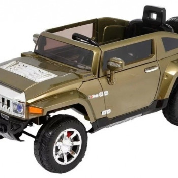 Радиоуправляемый детский электромобиль Hummer HX 12V Harleybella цвет зеленый