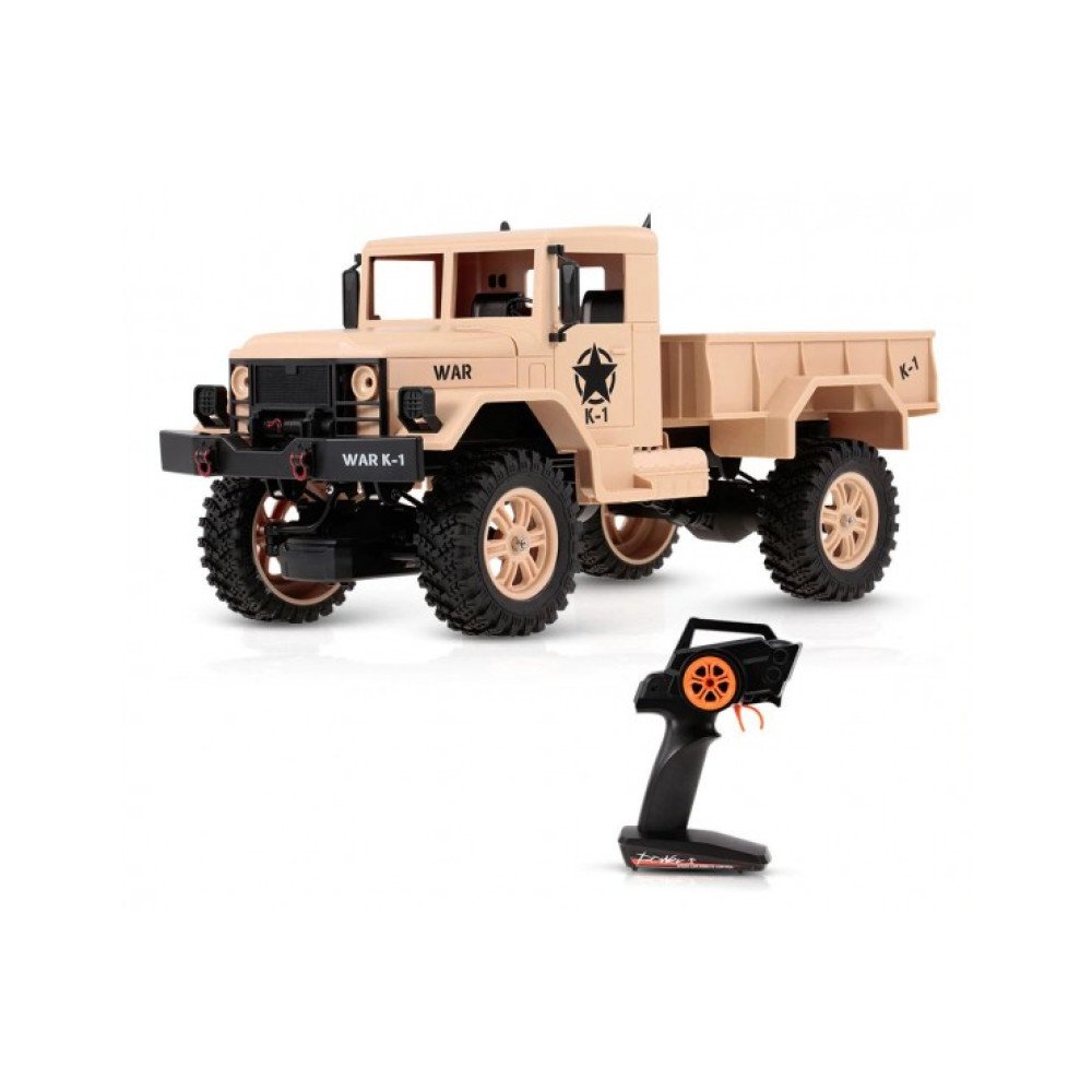 Внедорожник 1/12 4WD электро - Army Truck (2.4 гГц) WLT-124301-BROWN