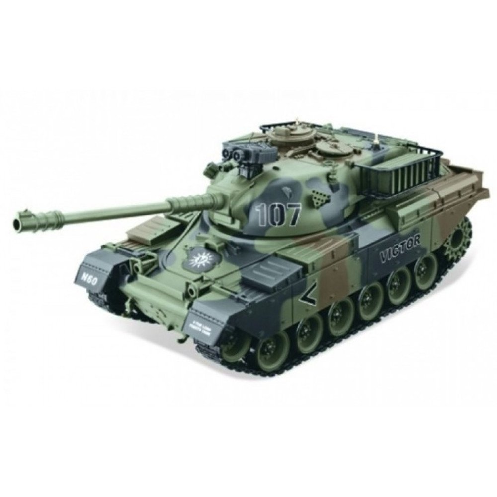 Радиоуправляемый танк USA M60 зеленый масштаб 1:20 27Мгц Household 4101-14