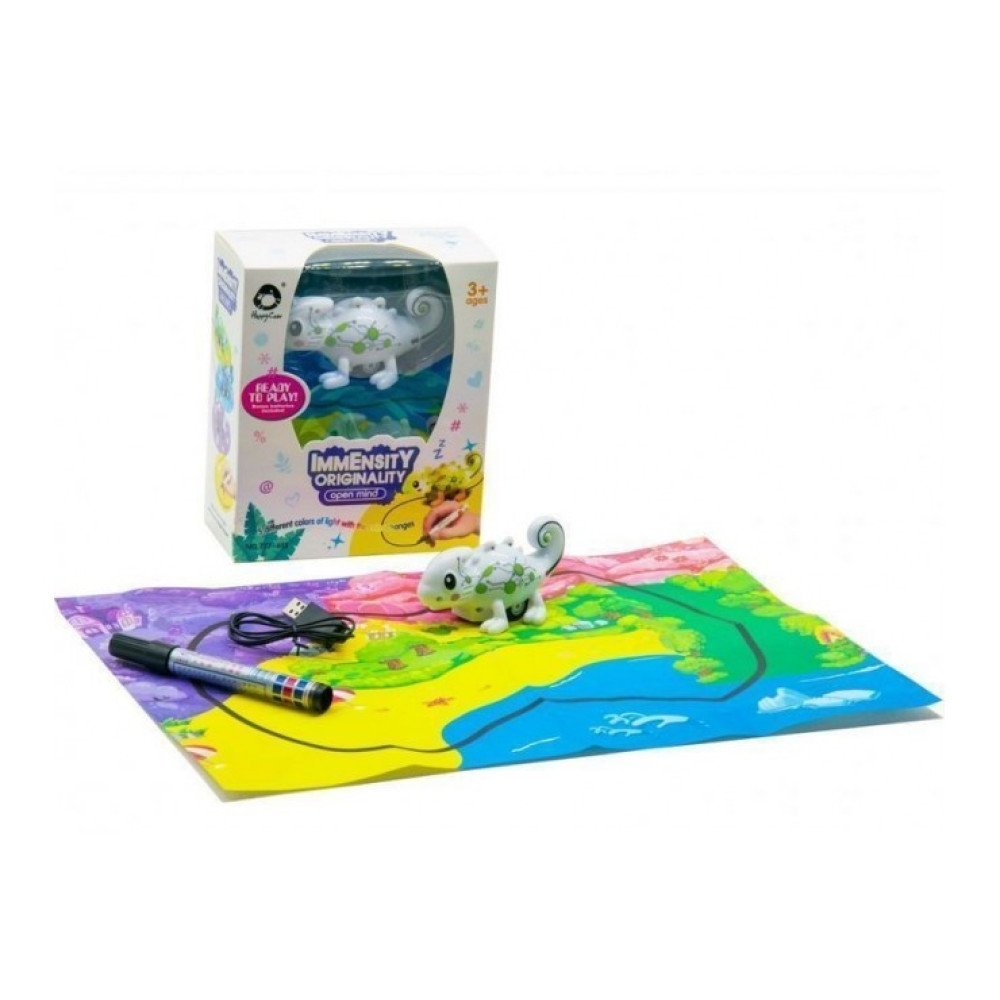 Робот-хамелеон (сенсор, движется по линии, свет) Happy Cow 777-613