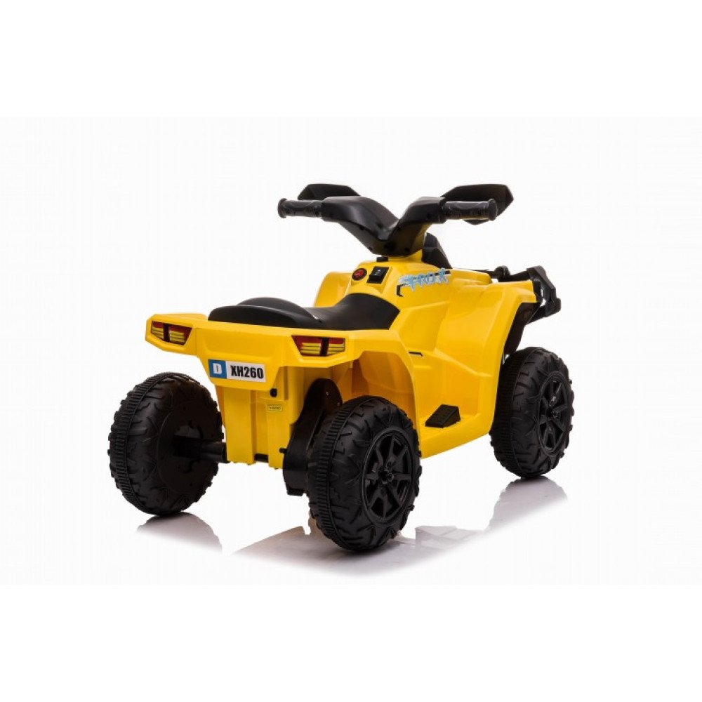 Электромобиль квадроцикл на аккумуляторе 8750015-yellow Harley Bella