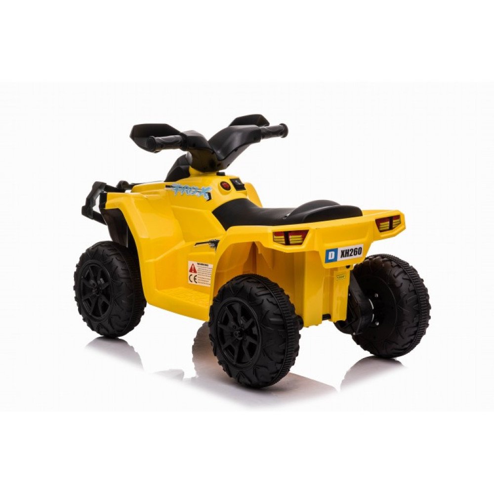 Электромобиль квадроцикл на аккумуляторе 8750015-yellow Harley Bella