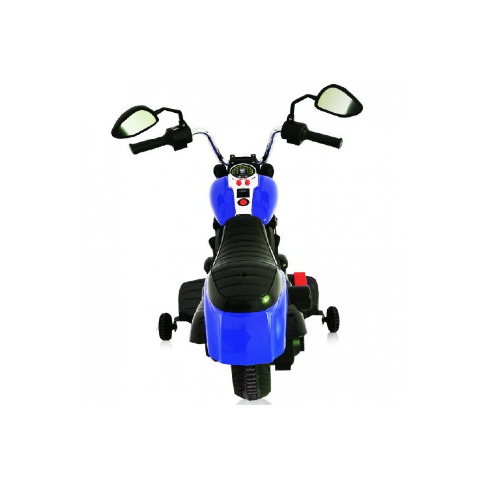 Детский электромотоцикл с надувными колесами 8740015-Blue