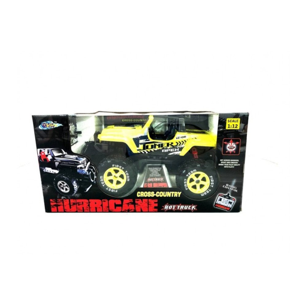 Радиоуправляемый внедорожник Jeep Wrangler Hurricane W3808-YELLOW