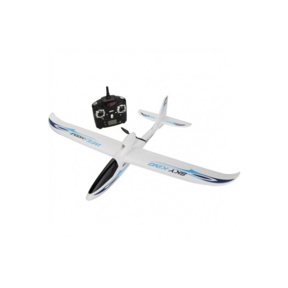 Радиоуправляемый планер Sky King 6-AXIS GYRO 2.4G WL Toys F959S-BLUE