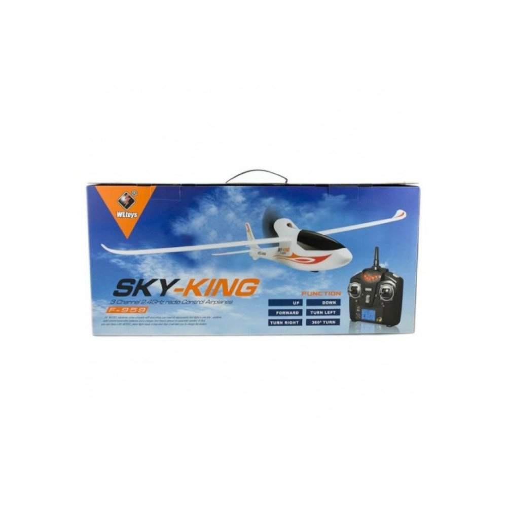 Радиоуправляемый планер Sky King 6-AXIS GYRO 2.4G WL Toys F959S-BLUE