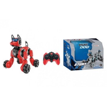 Робот собака-перевертыш Dog с пультом в виде наручных часов CS Toys 666-800A-RED