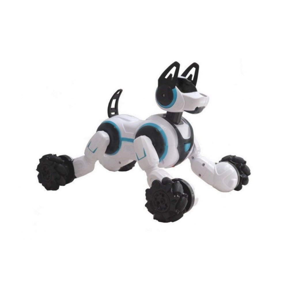 Робот собака-перевертыш Dog с пультом в виде наручных часов CS Toys 666-800A-WHITE