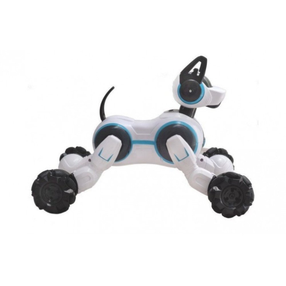 Робот собака-перевертыш Dog с пультом в виде наручных часов CS Toys 666-800A-WHITE