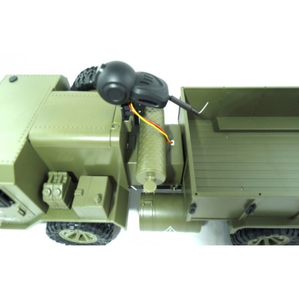 Радиоуправляемый американский военный грузовик с WiFi FPV камерой 6WD RTR масштаб 1:16 2.4G FY004AW