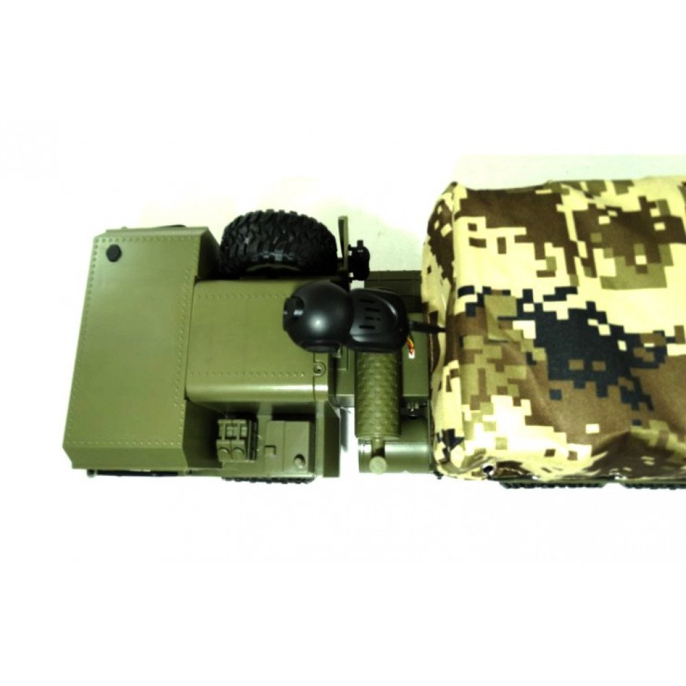 Радиоуправляемый американский военный грузовик с WiFi FPV камерой 6WD RTR масштаб 1:16 2.4G FY004AW-1