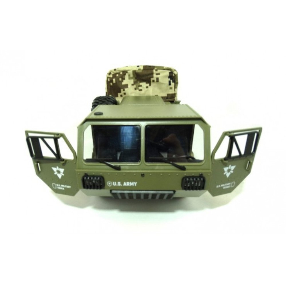Радиоуправляемый американский военный грузовик с WiFi FPV камерой 6WD RTR масштаб 1:16 2.4G FY004AW-1