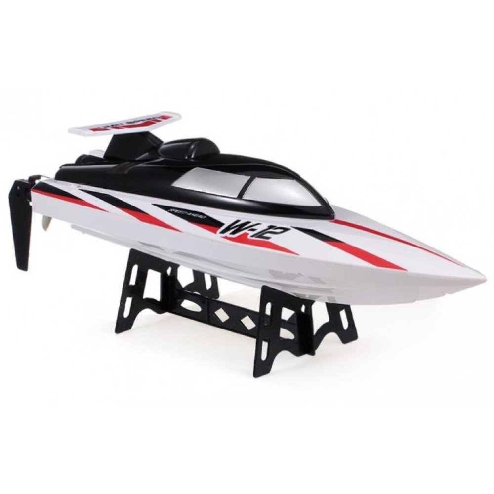 Катер на радиоуправлении Tiger-Shark (2.4G, до 35 км/ч, автопереворот, 45 см) WL Toys WL912-A