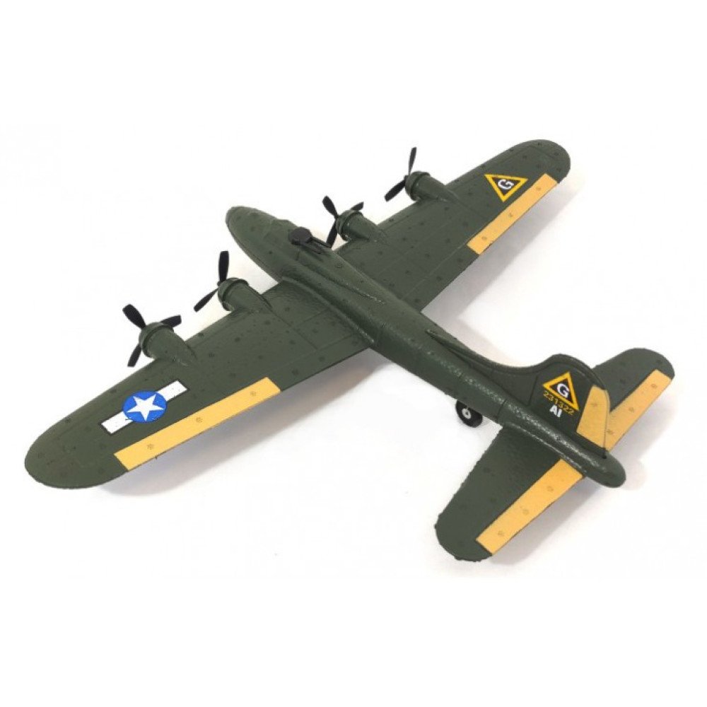 Радиоуправляемый самолет B17 Air fortress (EPP) 2.4G FX817 (зеленый)