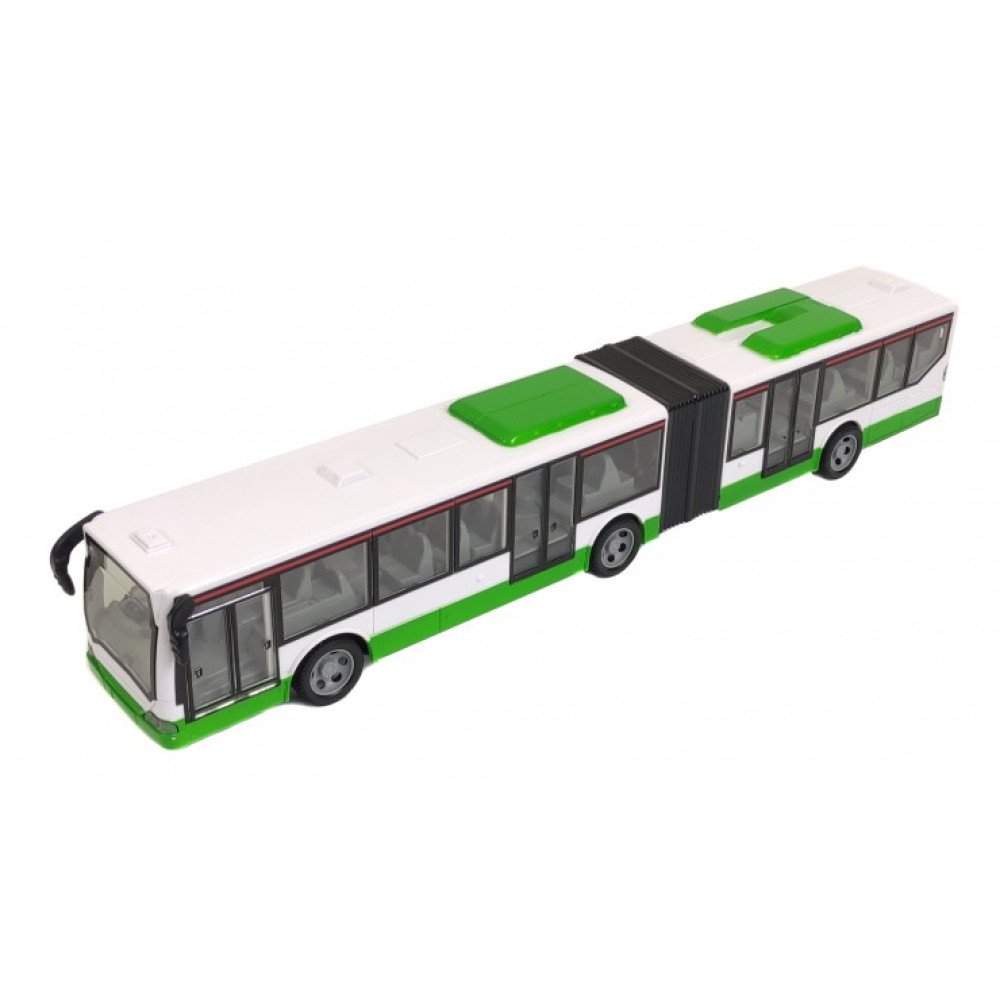 Радиоуправляемый пассажирский автобус-гармошка 666-676A-GREEN