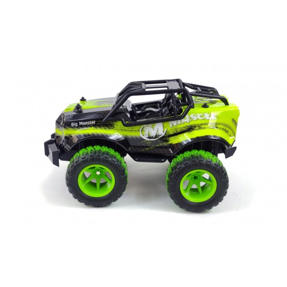 Машинка багги на пульте управления  (1:10, 2.4G) YED1705-Green