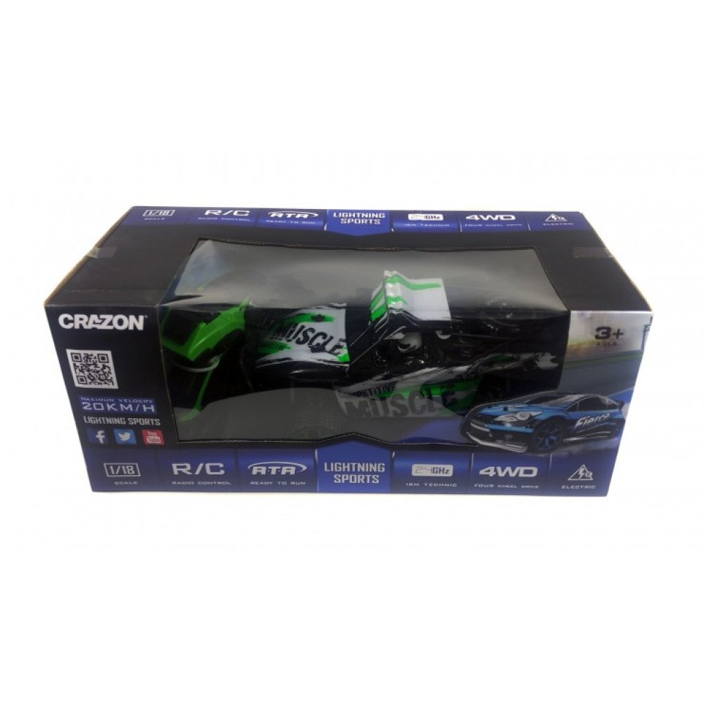 Машинка Багги на пульте управления (Полный привод, 1:18, 2.4G)