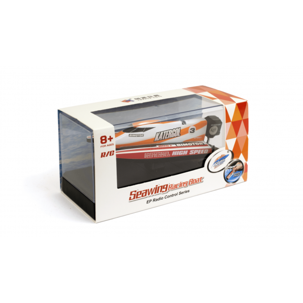 Радиоуправляемый мини катер F1 2.4G Create Toys 3313M-ORANGE