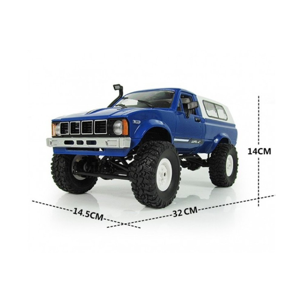 Радиоуправляемый краулер Military Truck Buggy Crawler RTR 4WD масштаб 1:16 2.4G WPLC-24-BLUE