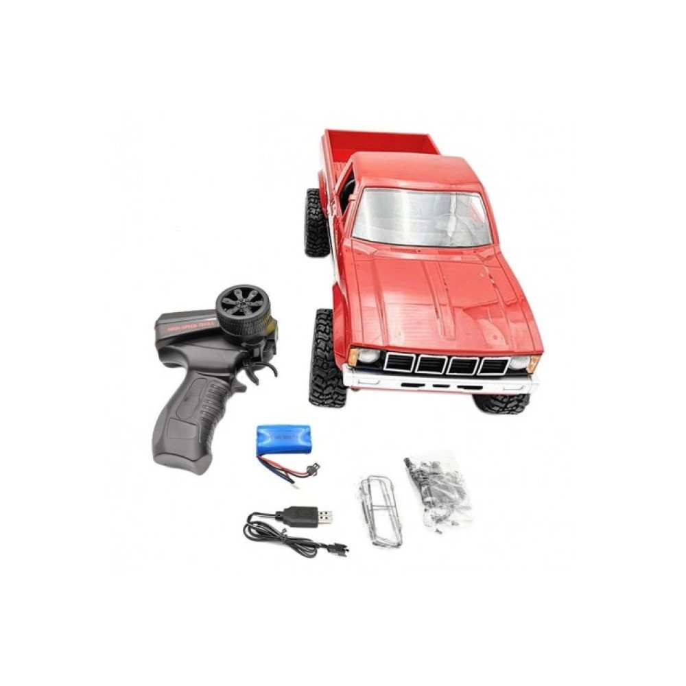 Радиоуправляемый краулер Military Truck Buggy Crawler RTR 4WD масштаб 1:16 2.4G WPLC-24-RED