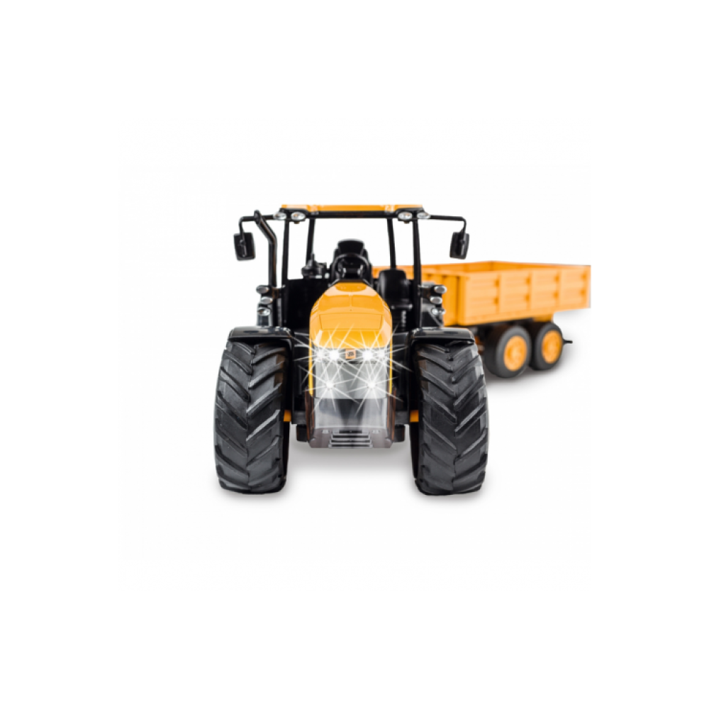 Радиоуправляемый фермерский трактор JCB с прицепом 2.4G масштаб 1:16 E360-003
