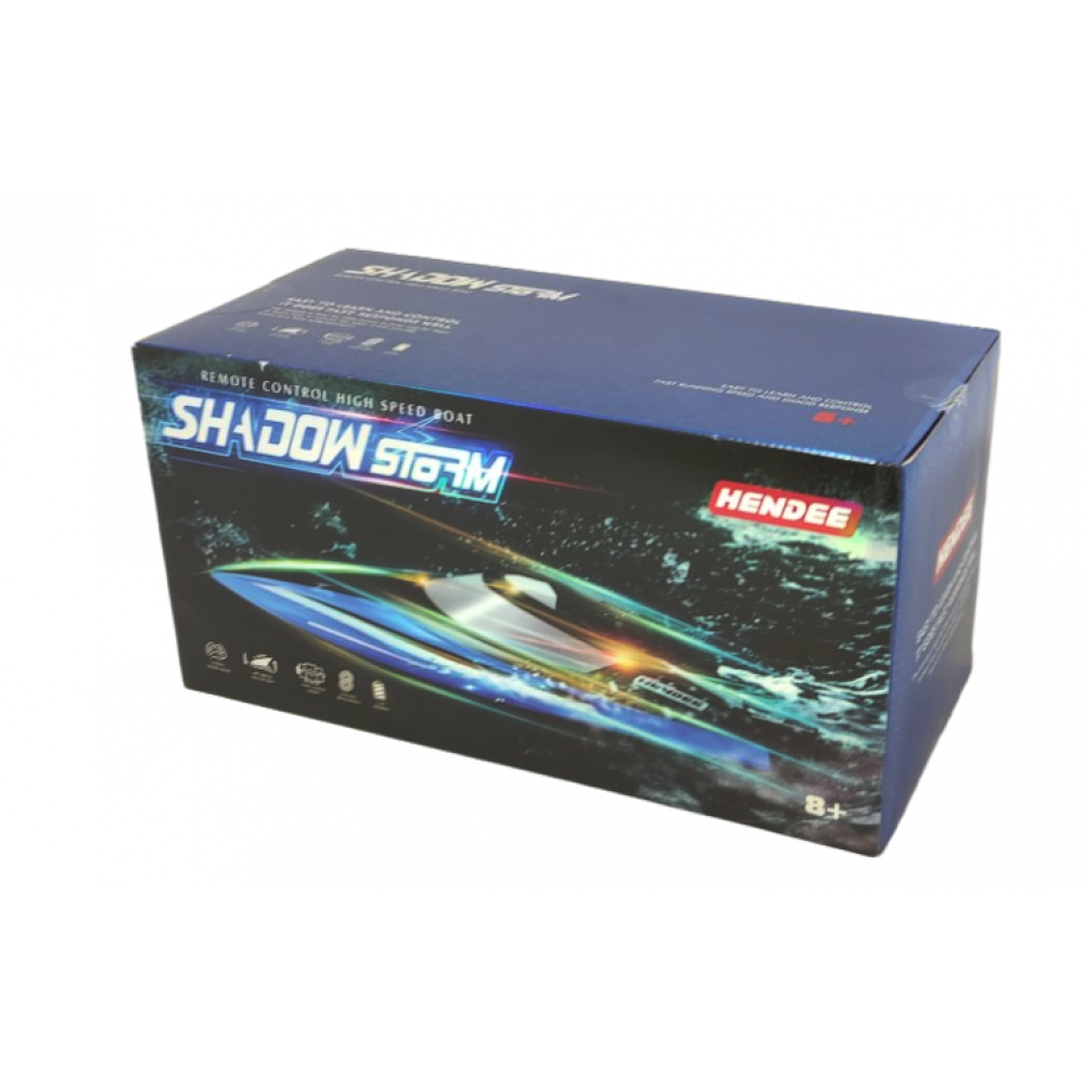Катер на радиоуправлении Shadow Storm HM2101-GREEN (2.4G, до 20 км/ч, 30 см)