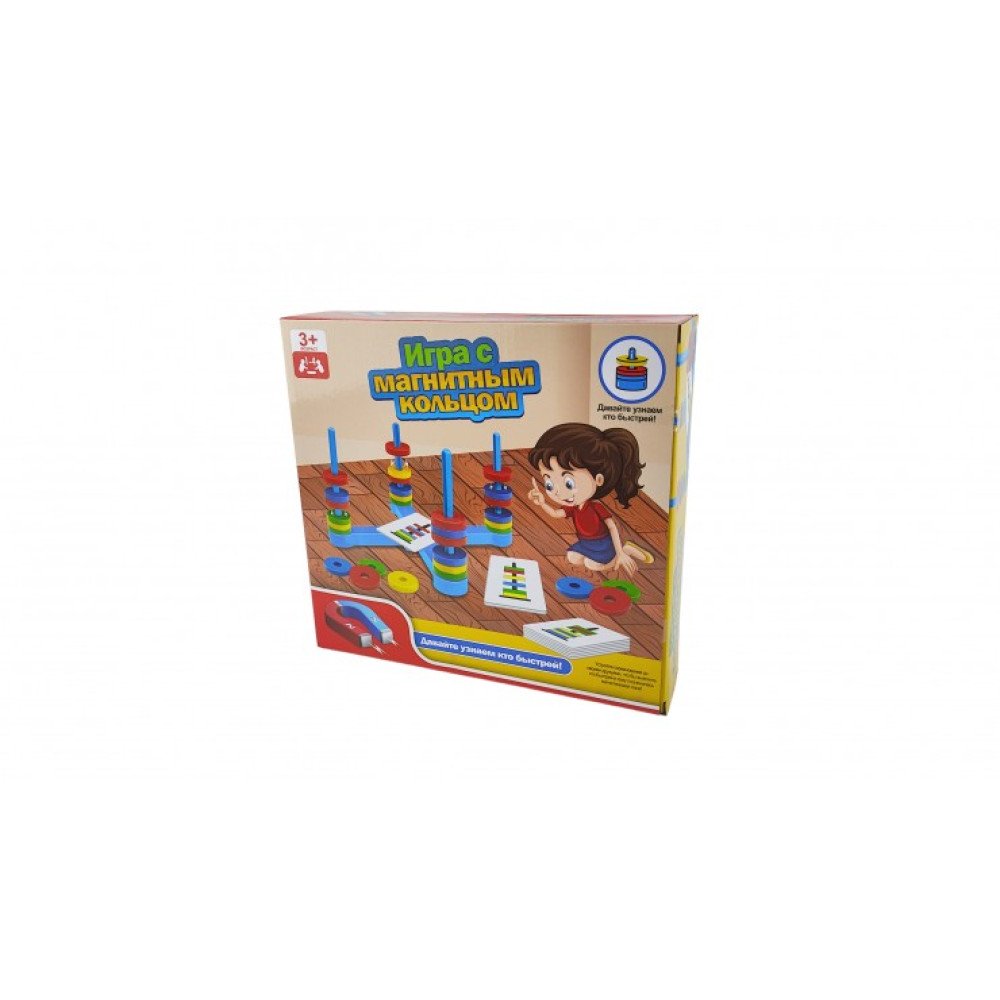 Развивающая игра с магнитным кольцом