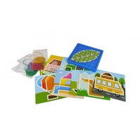 Детская развивающая игра с Картинками-крючками