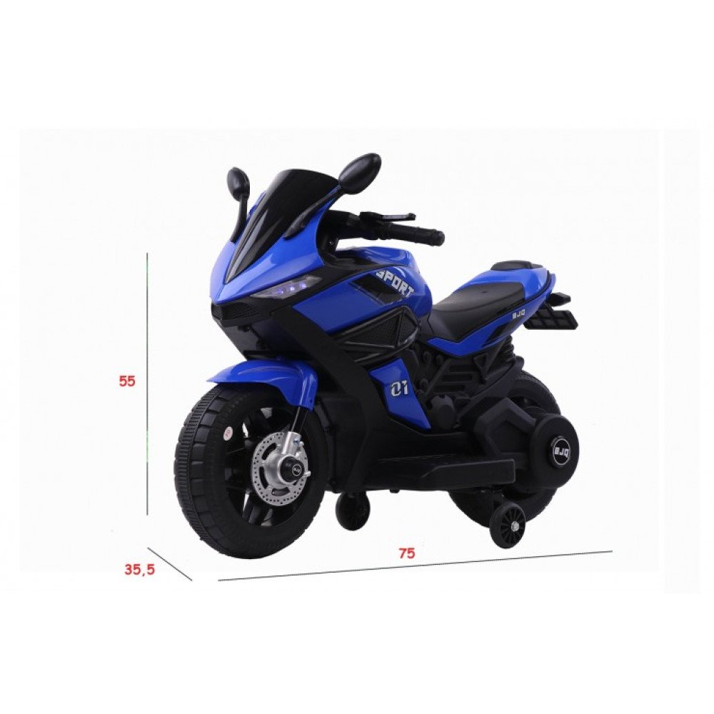Электромобиль мотоцикл BR8-BLUE
