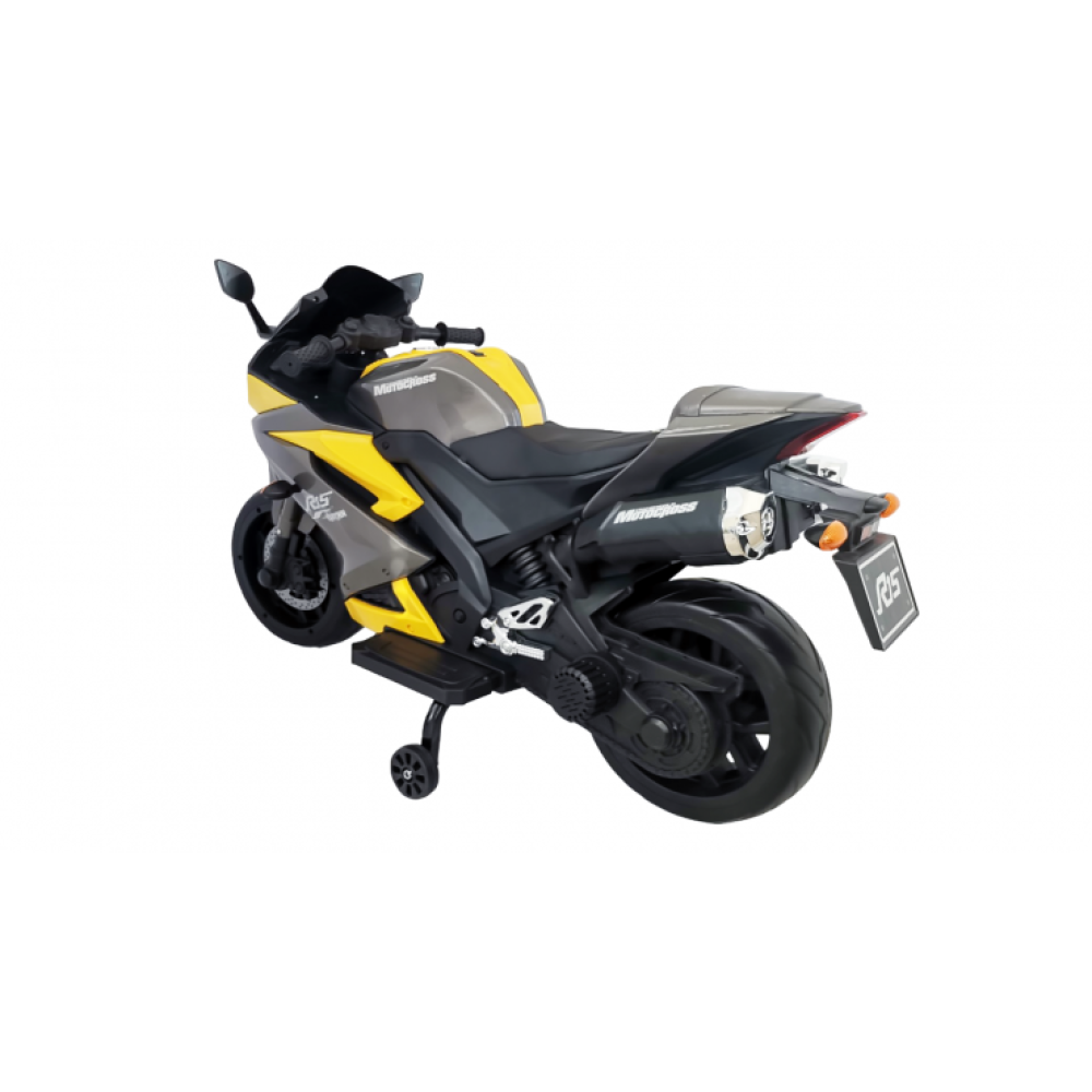 Детский электромобиль мотоцикл Yamaha R15-YELLOW