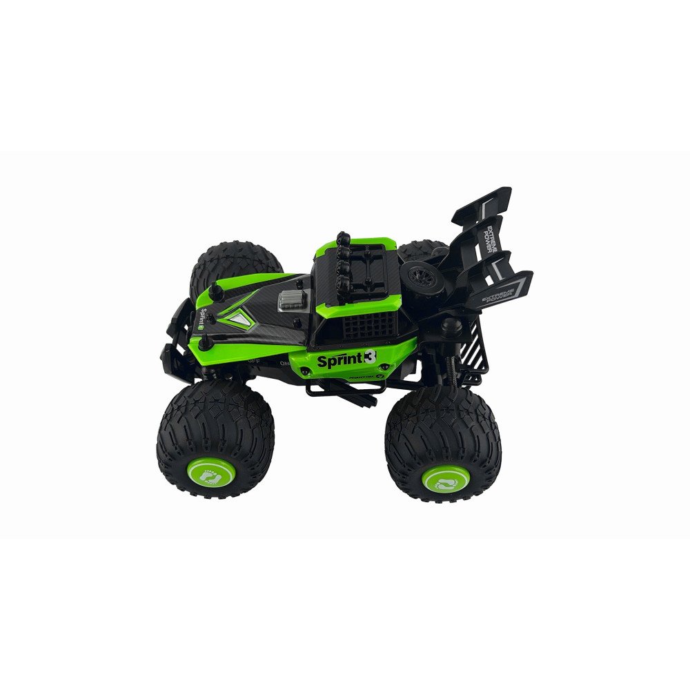 Радиоуправляемая Трагги / машинка на пульте управления CraZon Ghost / Sprint 2WD 1:28 (Сменные Колеса и Корпус) CR-172802-GREEN