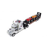 Грузовой автомобиль с квадроциклами на пульте управления (1:32, 52см) 8897-71-WHITE