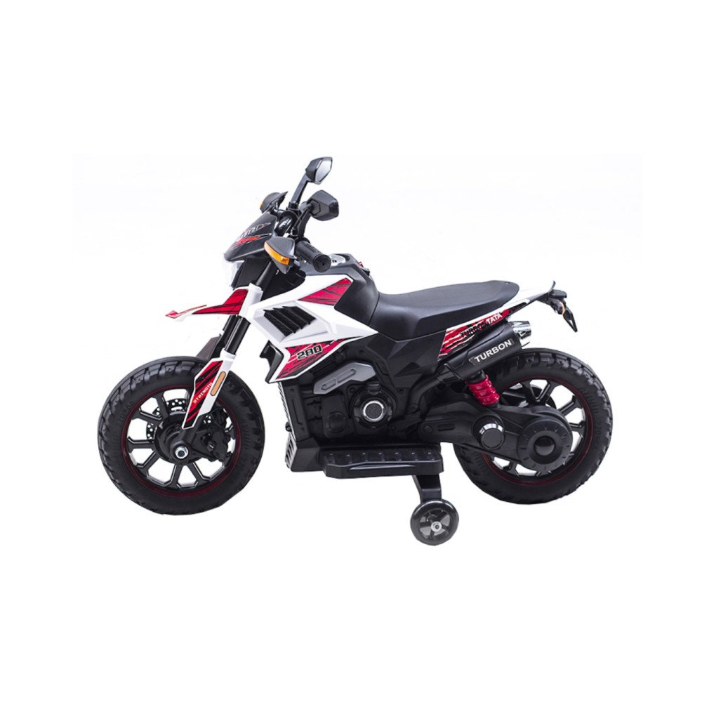 Детский электромобиль мотоцикл DLS09-WHITE