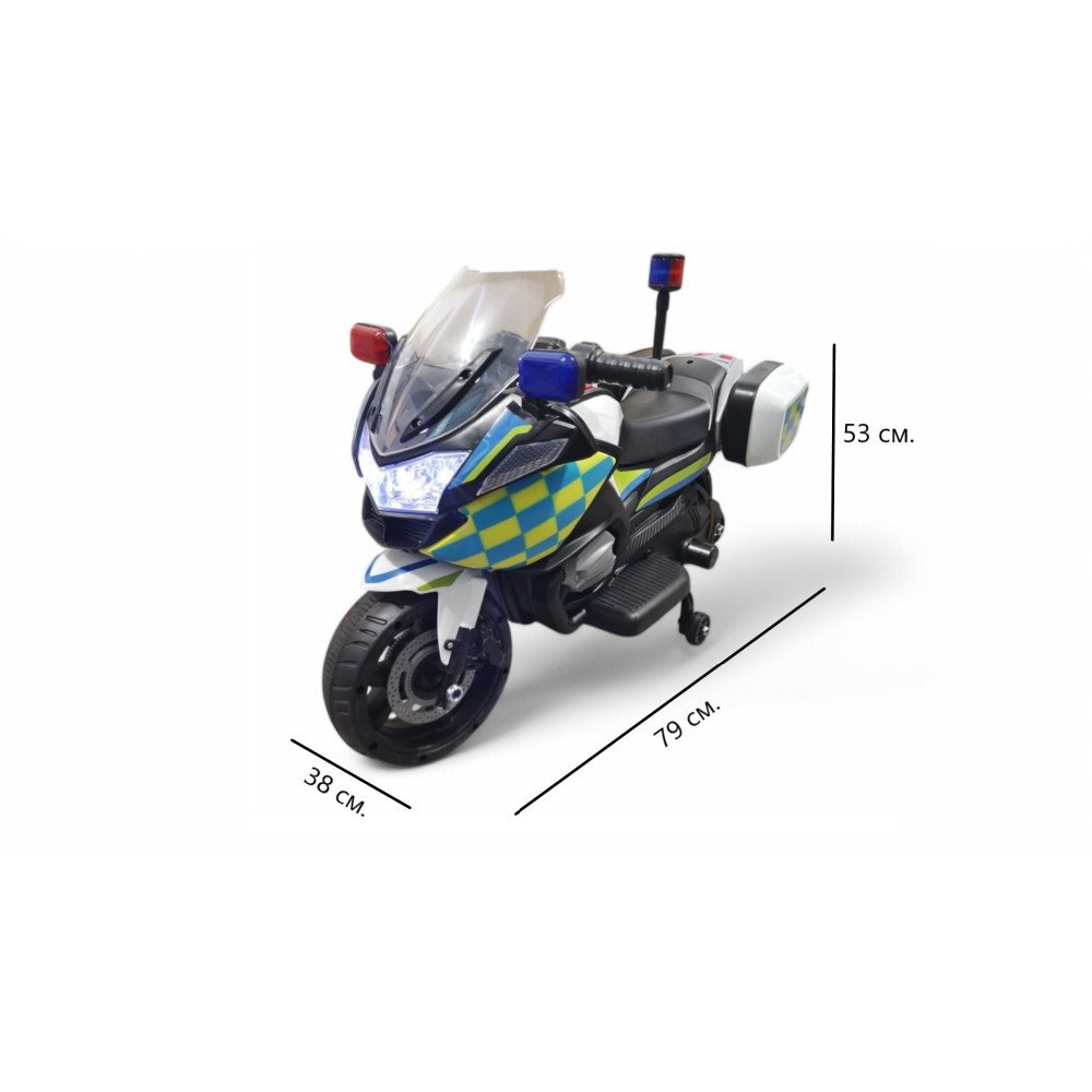 Детский электромобиль мотоцикл Police (608-POLICE)