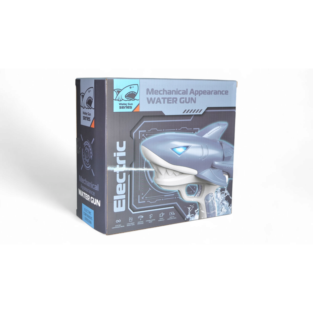 Водный пистолет Акула 138-68-BLUE на аккумуляторе 