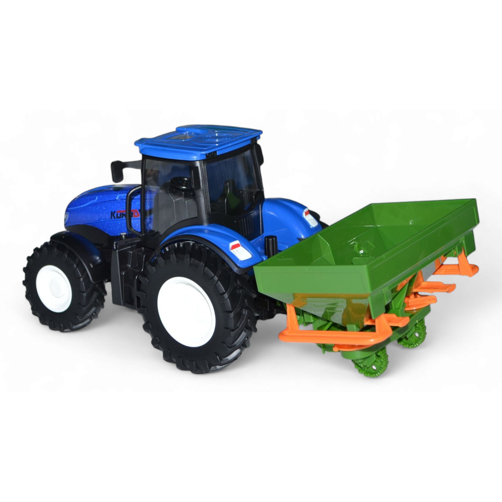 Радиоуправляемый фермерский трактор с сеялкой, 2.4G 6CH масштаб 1:24