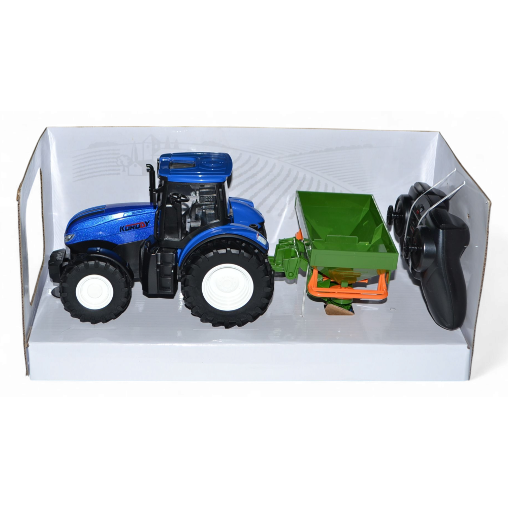 Радиоуправляемый фермерский трактор с сеялкой, 2.4G 6CH масштаб 1:24