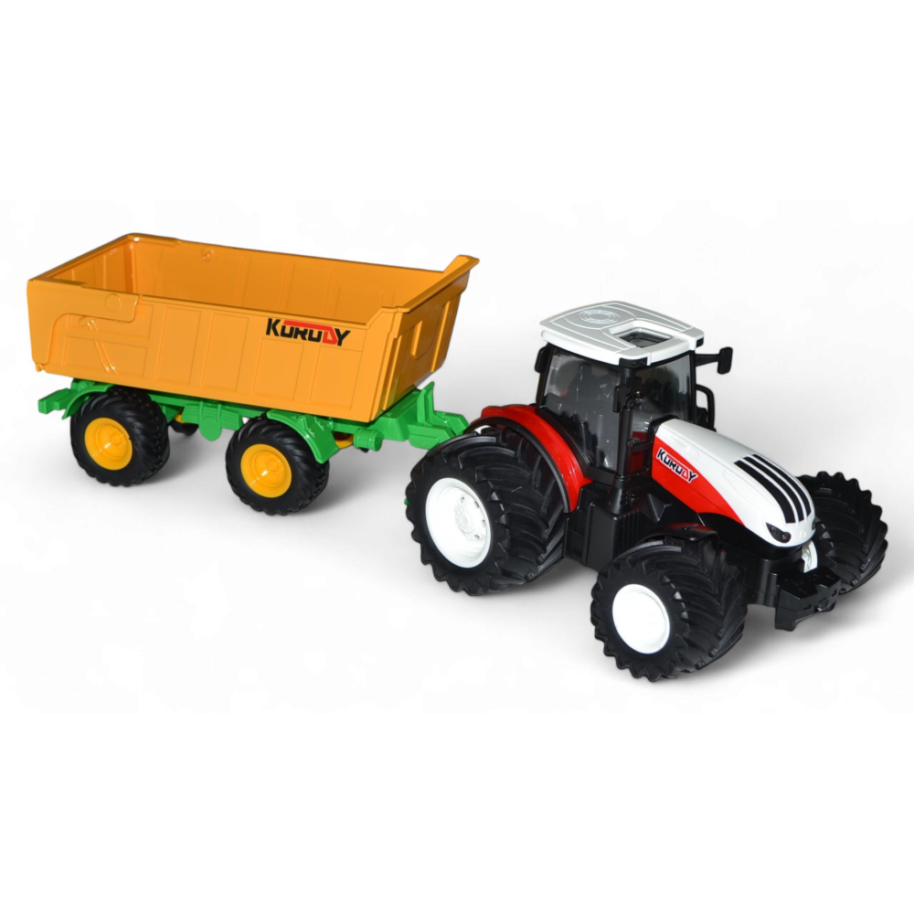 Радиоуправляемый фермерский трактор с прицепом 2.4G