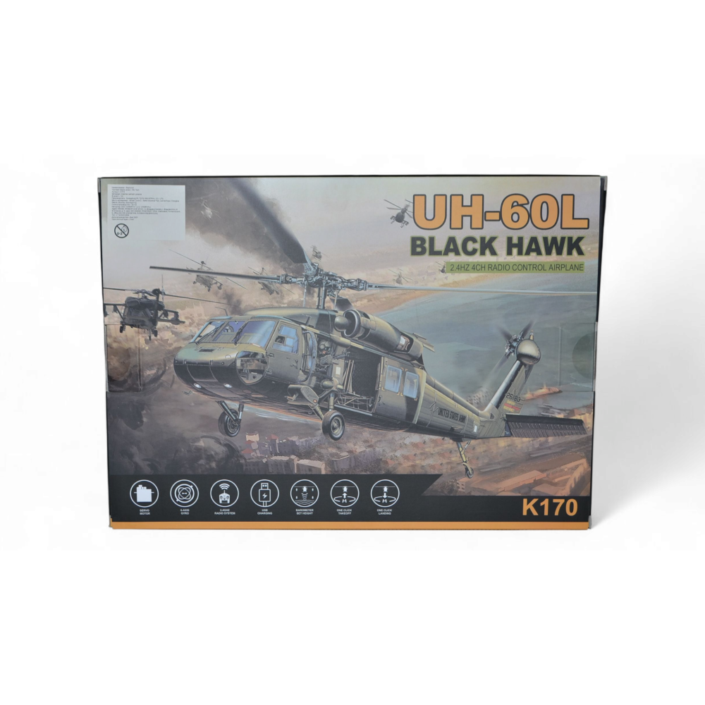 Радиоуправляемый военный вертолет UH-60L 2.4G